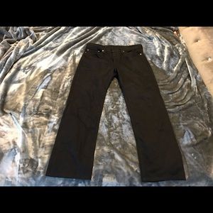 Black straight fit jeans